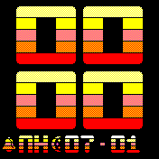 BlockSlide_Sunset Amazfit BIP watchface