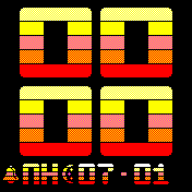 BlockSlide_Sunset Amazfit BIP watchface