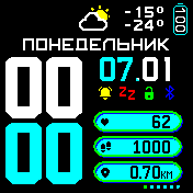 Block_sport Amazfit BIP watchface
