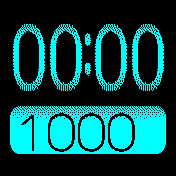 Blue_con_pasos Amazfit BIP watchface