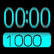 Blue_con_pasos Amazfit BIP watchface