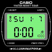 CASIO_3294_Gray Amazfit BIP watchface