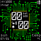 CPUv2 Amazfit BIP watchface
