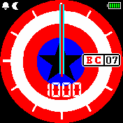 Capitan_America Amazfit BIP watchface