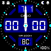 Casio2 Amazfit BIP watchface