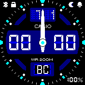 Casio2 Amazfit BIP watchface