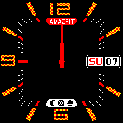Casio_Amazfit_EN Amazfit BIP watchface