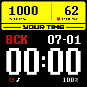 Casio_YT_Y_n_B Amazfit BIP watchface