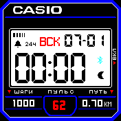 Casio_no_weather Amazfit BIP watchface