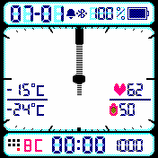 Casio_white Amazfit BIP watchface