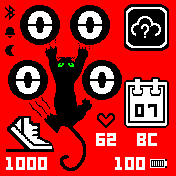Cat3 Amazfit BIP watchface