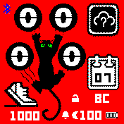 Cat_2 Amazfit BIP watchface
