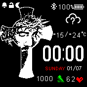 Catholic_Jesus Amazfit BIP watchface