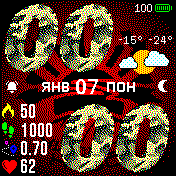 Clear_Sky Amazfit BIP watchface