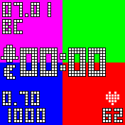 Color Amazfit BIP watchface