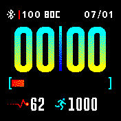 Colorly Amazfit BIP watchface