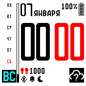 Comfort_aqua_ak Amazfit BIP watchface