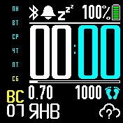 Comfort_walker Amazfit BIP watchface