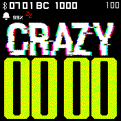 Crazy Amazfit BIP watchface