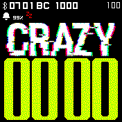 Crazy Amazfit BIP watchface