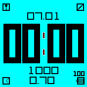 CyanB3005 Amazfit BIP watchface