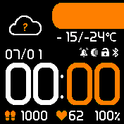 Cyrano_Weather_EU Amazfit BIP watchface