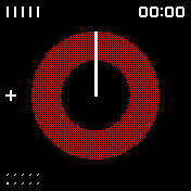 DARTTMM_Red Amazfit BIP watchface