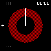 DARTTMM_Red Amazfit BIP watchface