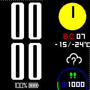 DAW1 Amazfit BIP watchface