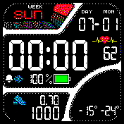 DIGITAL_EN Amazfit BIP watchface