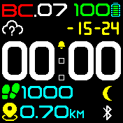 Dedok_3_weathers Amazfit BIP watchface