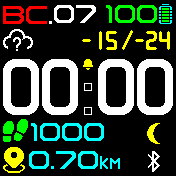 Dedok_3_weathers_2 Amazfit BIP watchface
