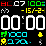 Dedok_3_weathers_3 Amazfit BIP watchface