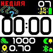 DedushFace_v23ua Amazfit BIP watchface