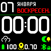 DedushFace_v6_big_date Amazfit BIP watchface