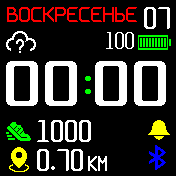 Dedushface Amazfit BIP watchface