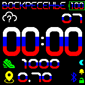 DedushfaceMod_Galucinogen Amazfit BIP watchface