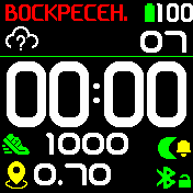 DedushfaceMod_v6 Amazfit BIP watchface