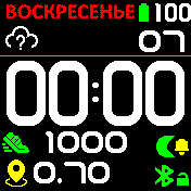 DedushfaceMod_v7 Amazfit BIP watchface