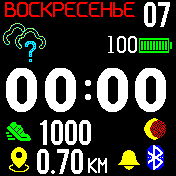 Dedushface_fatty Amazfit BIP watchface