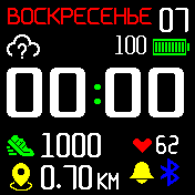 Dedushface_puls Amazfit BIP watchface