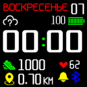 Dedushface_puls Amazfit BIP watchface
