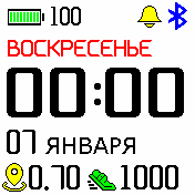 Dedushface_v1_2 Amazfit BIP watchface