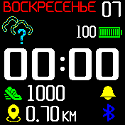 Dedushface_weather Amazfit BIP watchface