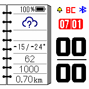 Diary Amazfit BIP watchface