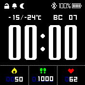 Digit(stockRUday) Amazfit BIP watchface