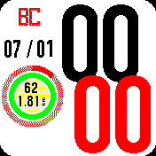 Digital-3 Amazfit BIP watchface