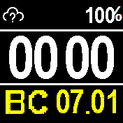 Digital-7 Amazfit BIP watchface