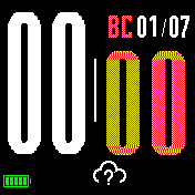 Digital-8(1) Amazfit BIP watchface