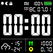 Digital-9 Amazfit BIP watchface